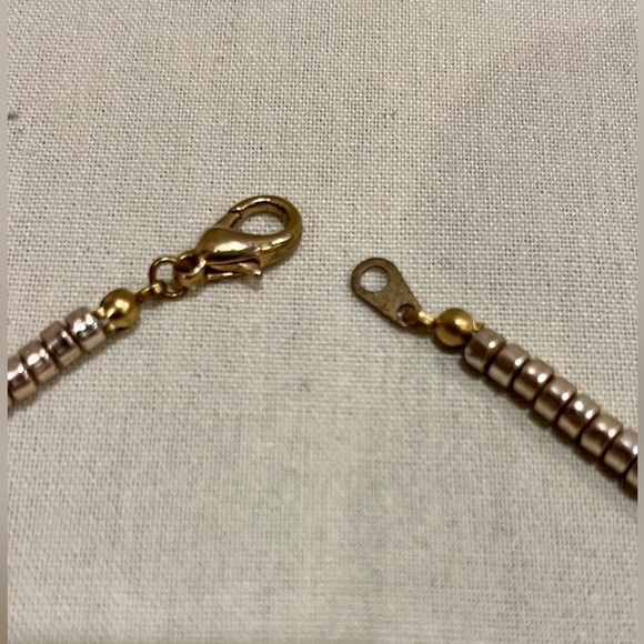 Vintage Opera Length Metallic Bead Necklace - Picture 9 of 16